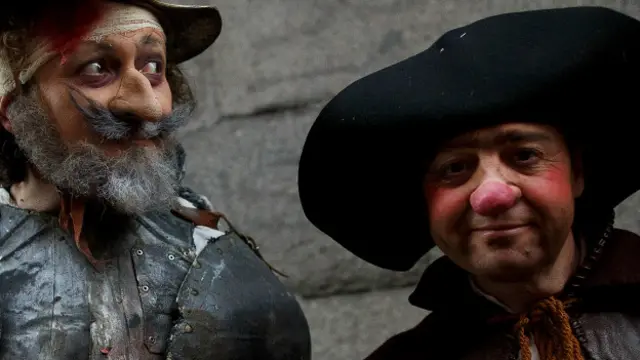 Interpretación de Don Quijote y Sancho Panza