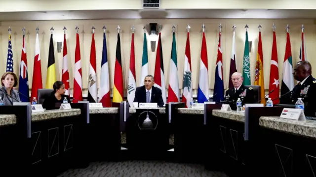 Reunión de jefes militares de la coalición contra EI