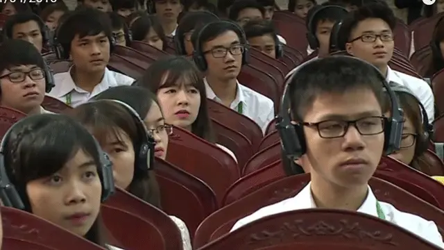 Có nhiều câu hỏi của sinh viên liên quan tới chiến lược tái cân bằng của Hoa Kỳ tại khu vực châu Á Thái Bình Dương.