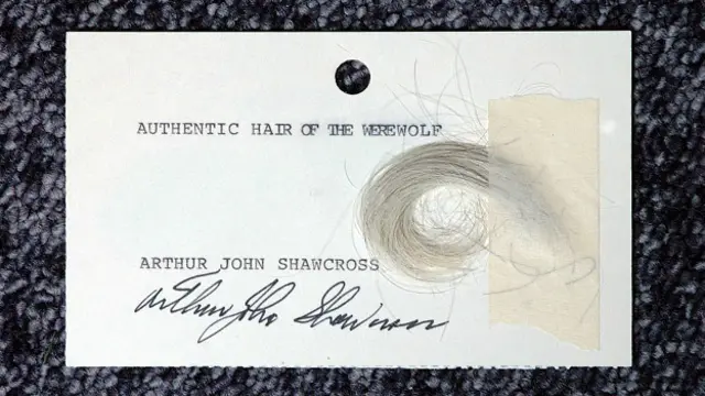 Прядь волос Артура Шоукросса