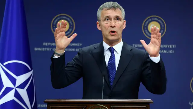 أمين عام حلف الأطلسي كرر في أنقره ما ذكره المتحدث الأمريكي بشأن الوجود العسكري الروسي في سوريا