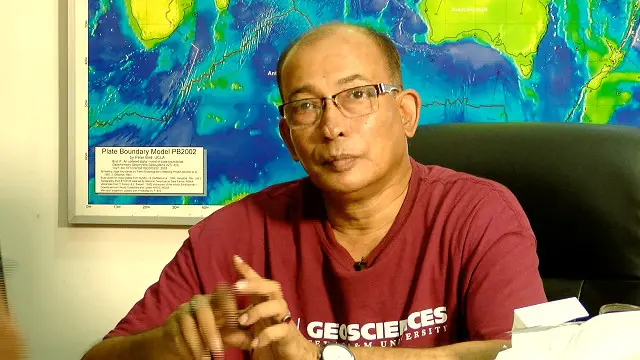 ভূমিকম্পের প্রবণতা নিয়ে ২০০৩ সাল থেকে গবেষণা করছেন অধ্যাপক হুমায়ুন আখতার। 