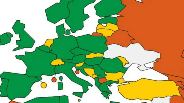 Карта Європи