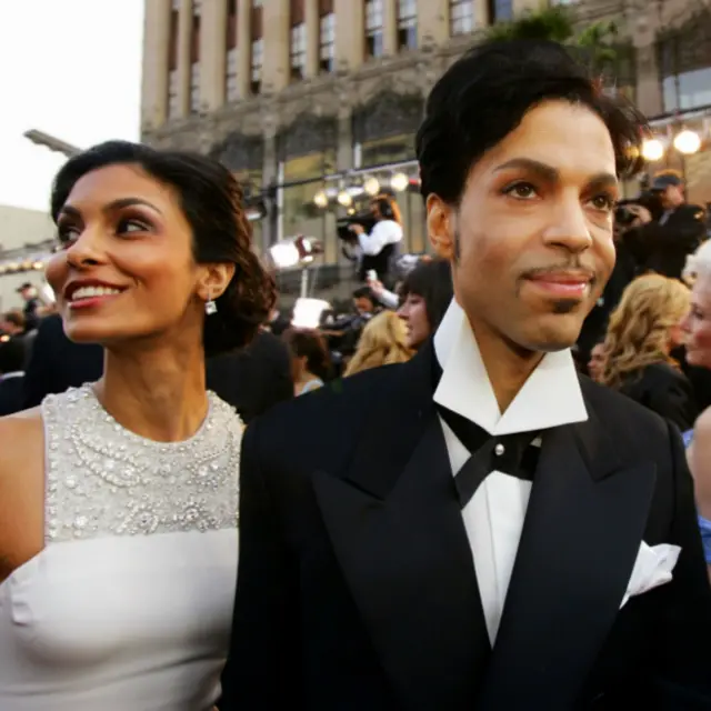 Принс с женой