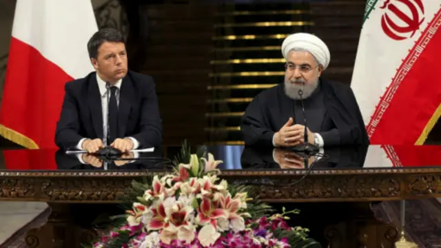 روحانی و نخست وزیر ایتالیا - ایران کوتاهی آمریکا را باعث نتیجه ندادن تجدید ارتباط سیاسی و اقتصادی خود با خارج دانسته‌اند