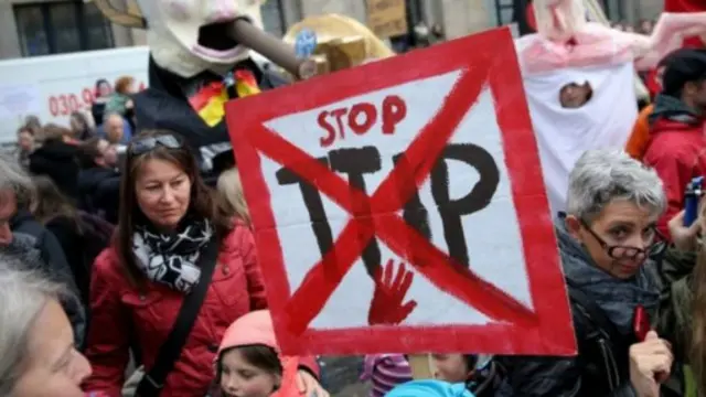 漢諾威反TTIP遊行
