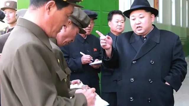 उत्तर कोरिया के नेता किम जोंग