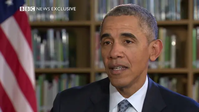 奧巴馬訪英期間，於23日接受BBC獨家專訪。