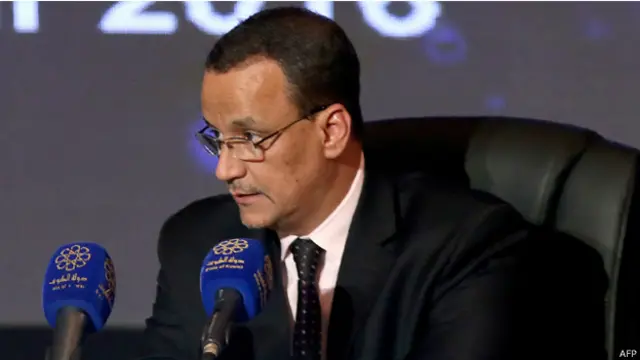 المبعوث الدولي إلى اليمن اسماعيل ولد الشيخ أحمد