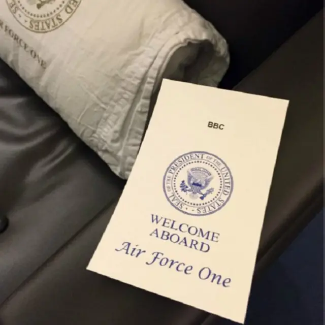 Kartu ucapan Air Force One