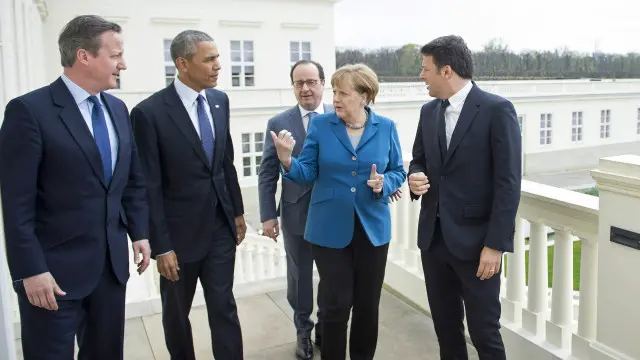 Пан Обама у Ганновері зустрівся із лідерами Великої Британії, Німеччини, Франції та Італії.