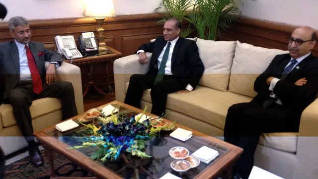 پاکستانی سیکریٹری خارجہ اعزاز چودھری صرف ایک روز کے لیے دہلی آئے ہیں