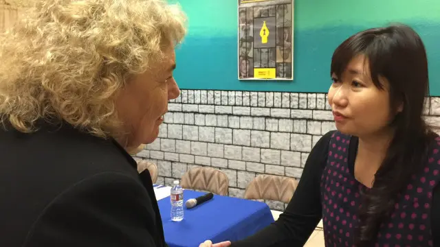 Dân biểu Zoe Lofgren chào đón cô Vũ Minh Khánh tại San Jose