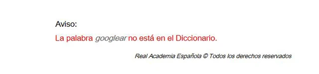 Una captura de pantalla del diccionario