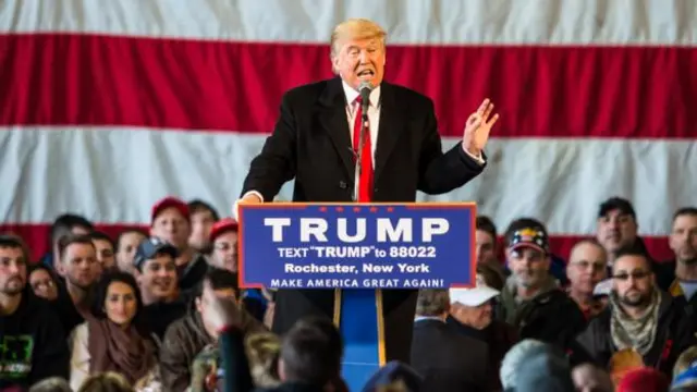 如果唐納德·特朗普(Donald Trump)贏得美國總統大選，「軍事領域就將獲得很大的財政刺激」。(圖片來源：Brett Carlsen/Getty Images)