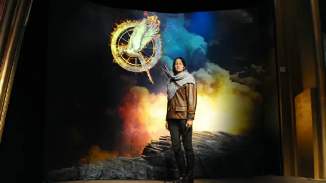 《飢餓遊戲》的女主角凱特尼斯·伊夫狄恩。