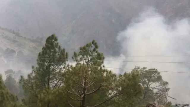 उत्तराखंड जंगलों की आग