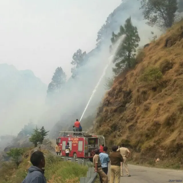 उत्तराखंड जंगलों की आग