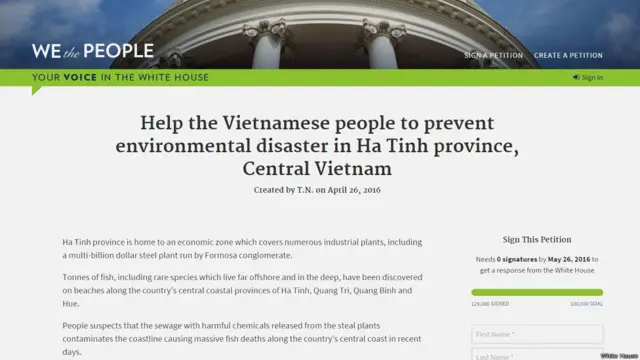 Thỉnh nguyện thư gửi tới Nhà Trắng về vụ cá chết nhận được hơn 142.000 chữ ký