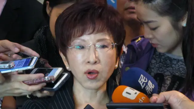 洪秀柱：日本不講道理，扣船向船東「勒索」金錢。
