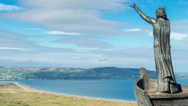 2015 年 1 月,海神玛纳诺·麦克·利尔(Manannán mac Lir)雕像被盗