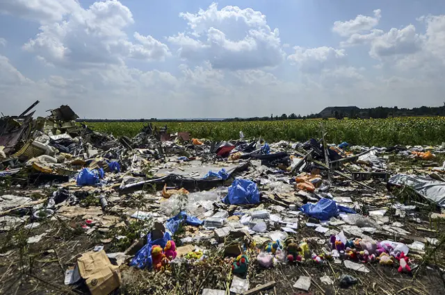 MH17, вещи пассажиров