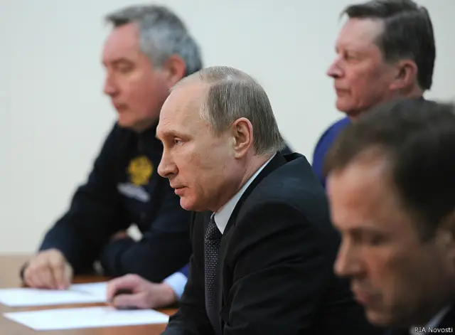 Владимир Путин после неудачного пуска