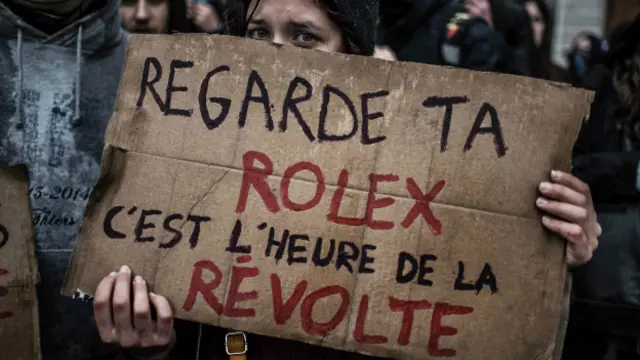 Protesta en Francia