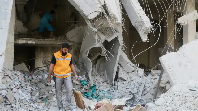 حلب پر ہونے والی حالیہ بمباری میں زیادہ تر عام شہر نشانہ بنے ہیں 