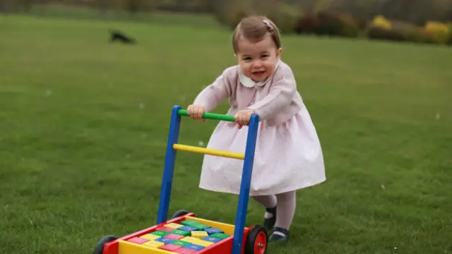 Фотография принцессы Шарлотты, сделанная ее матерью герцогиней Кембриджской