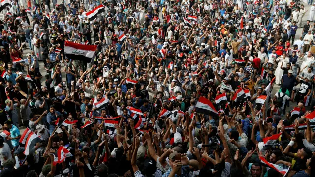 منتظمین کی جانب سے اتوار کی شام مظاہرہ ختم کرنے کی اعلان کیا گیا