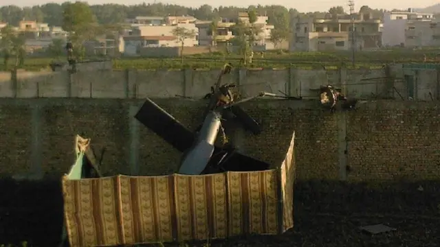 La caída de un helicóptero alertó a pobladores y autoridades.