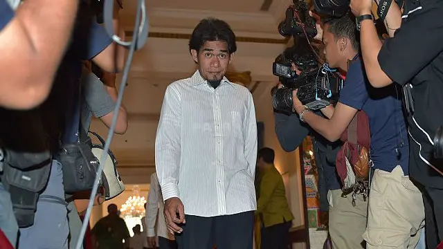 Salah-seorang WNI yang berhasil dibebaskan dari penyanderaan Abu Sayyaf.