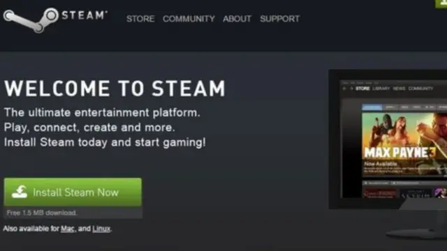 موقع "ستيم" للألعاب من بين المواقع التي تقبل عملة بيتكوين في التداول