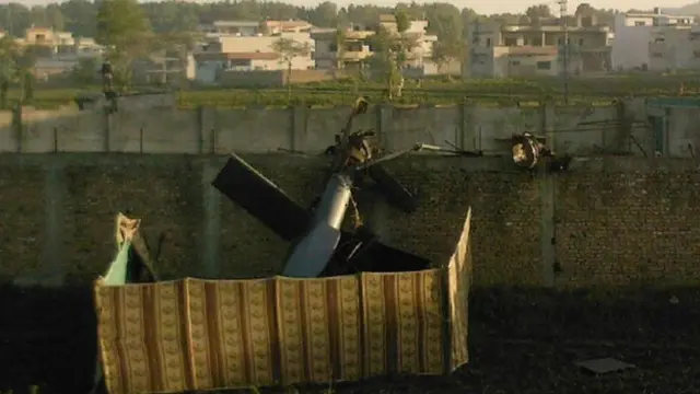 در حمله آمریکا به مخفیگاه بن‌لادن یک هلی‌کوپتر آمریکایی سقوط کرد