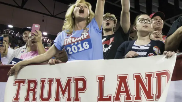 Simpatizantes de Trump