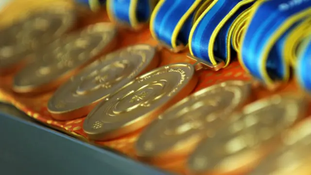 廣州亞運會金牌（資料圖片）