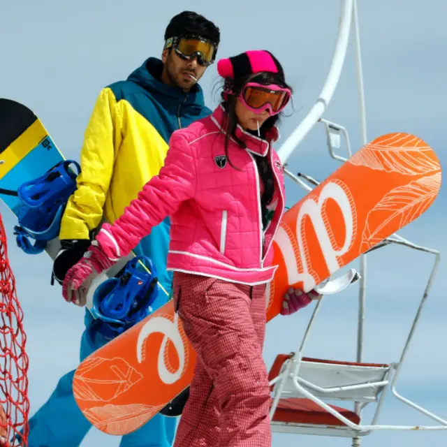 سکینگ کے شائقین 