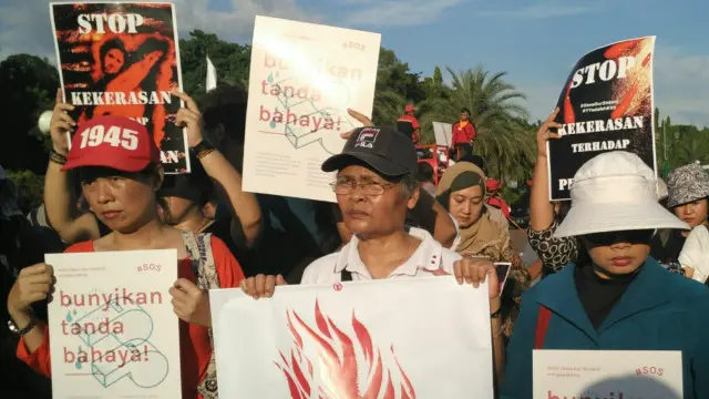protes kekerasan seksual jakarta