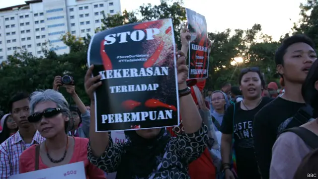 Demo anti-kekerasan seksual yang berlangsung di depan Istana Negara pada Mei 2016 lalu.