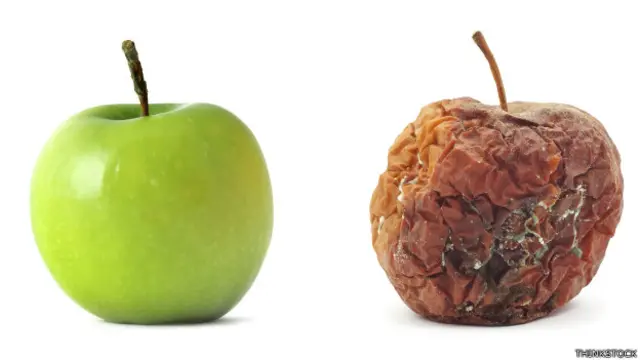 Si tienes una manzana que se está pudriendo en el frutero, apártala.
