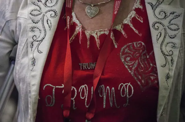 Cторонница Дональда Трампа