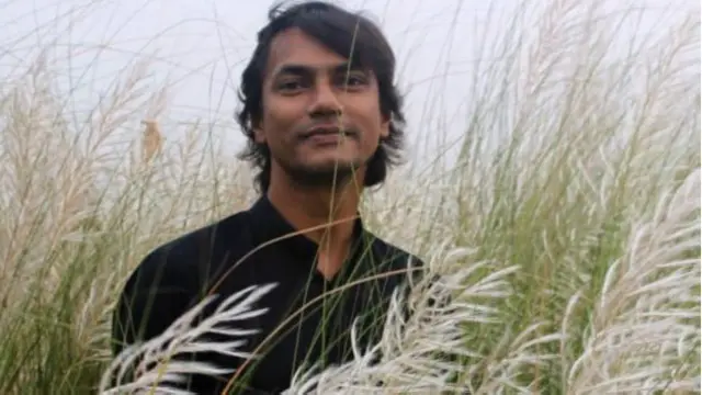 ذوالحاج منان کی تصویر جو ان کے خاندان والوں نے کھینچی تھی