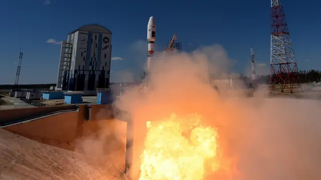 Запуск с космодрома Восточный