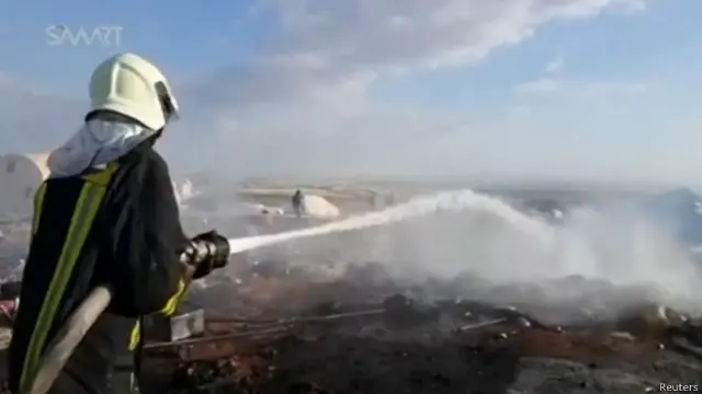 शरणार्थी शिविर पर हमले 