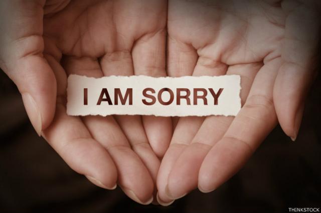 Decir "perdón" es lo de menos, concluye el estudio.