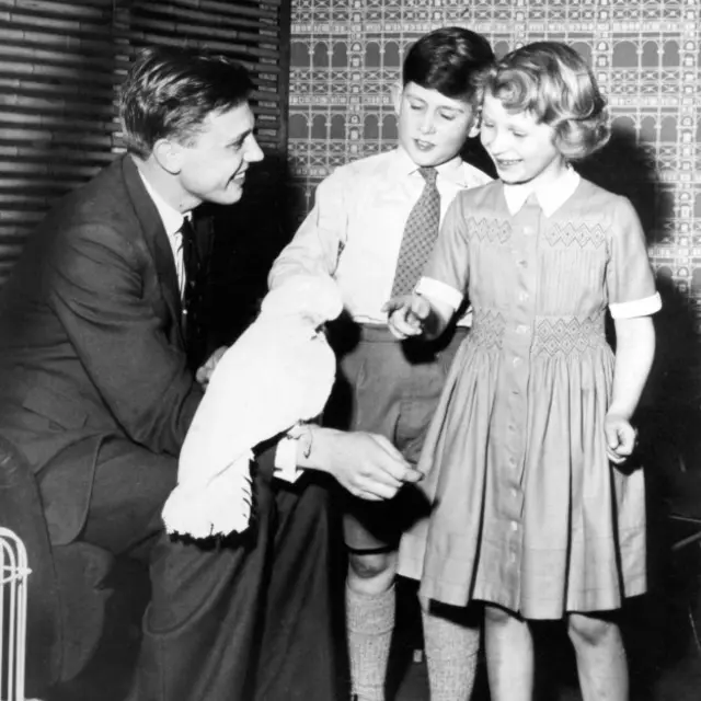 Дэвид Аттенборо, принц Чарльз и принцесса Анна