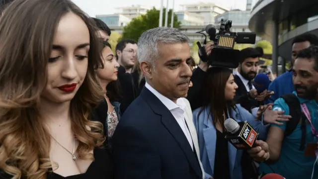 مئیر کے لیے میدان میں کل 12 امیدوارتھے جن میں سے اصل مقابلہ لیبر پارٹی کے صادق خان اور کنزرویٹو پارٹی کے زیک گولڈ سمتھ کے درمیان تھا۔