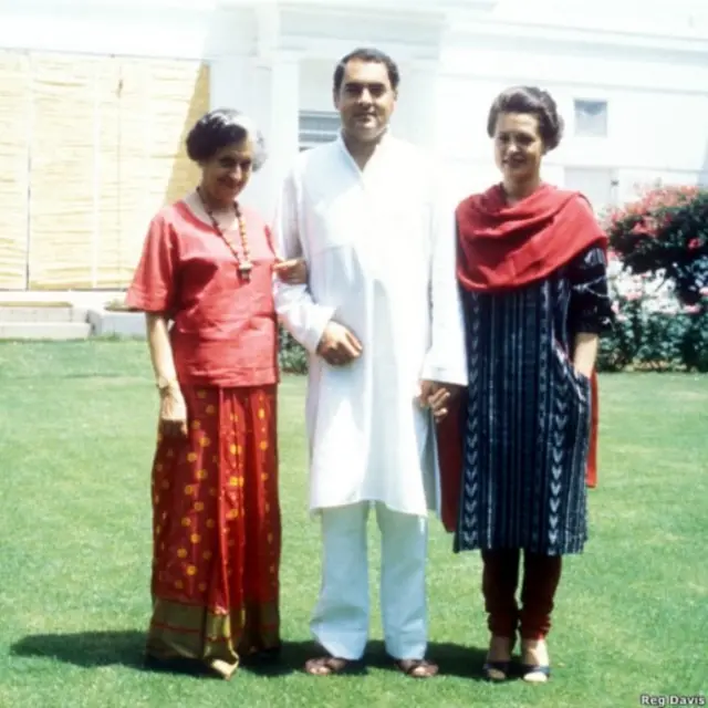 इंदिरा, राजीव और सोनिया गांधी