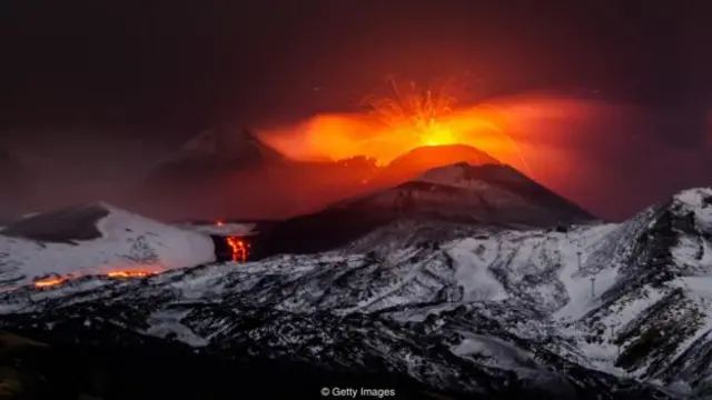火山噴出的硫磺物質到大氣中，會產生冷卻效應。(圖片來源: Getty Images)
